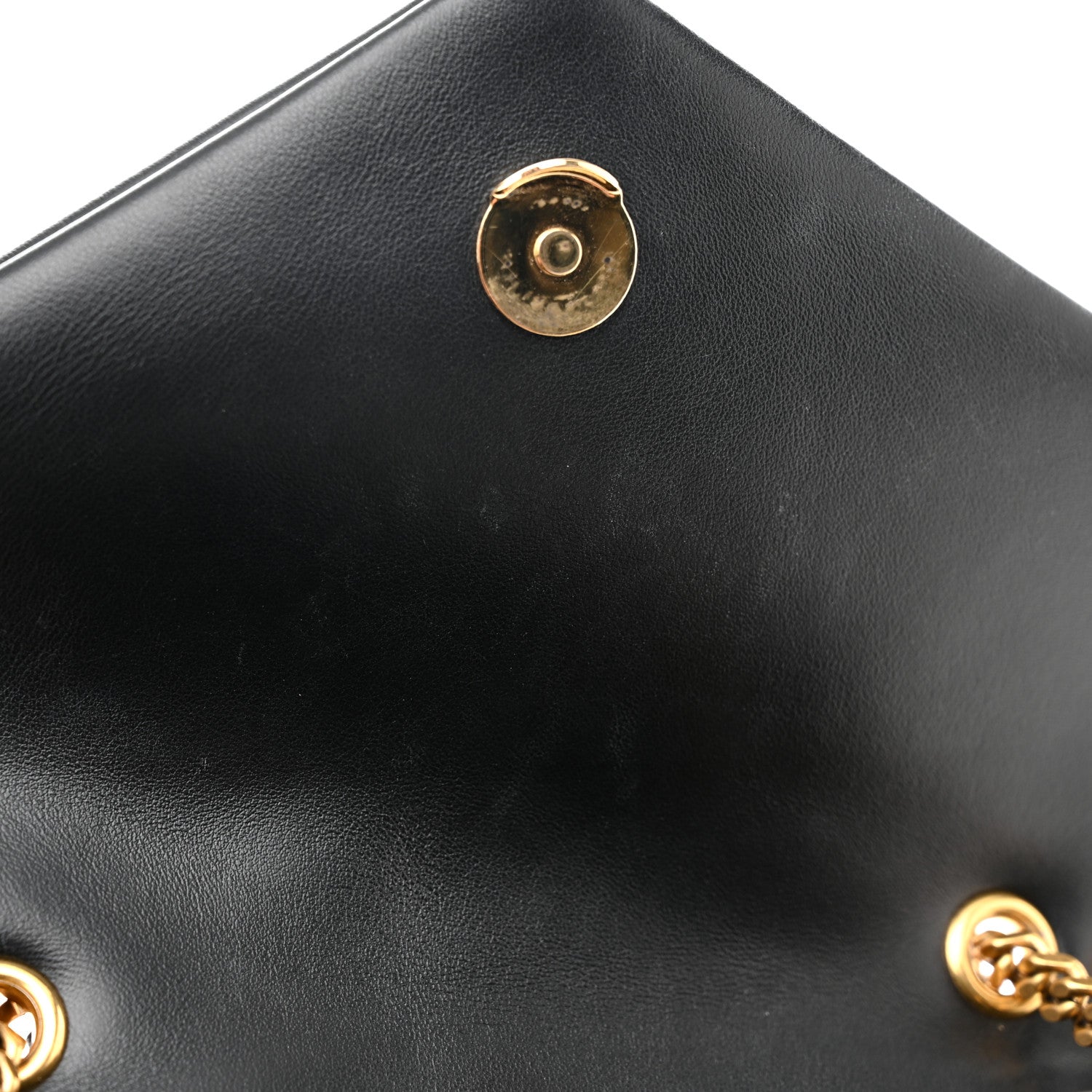 Saint Laurent Calfskin Y Quilted Monogram Small Loulou Chain Satchel Black 11 of 11