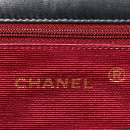 Chanel Lambskin Quilted Medium Double Flap Black 6 of 18