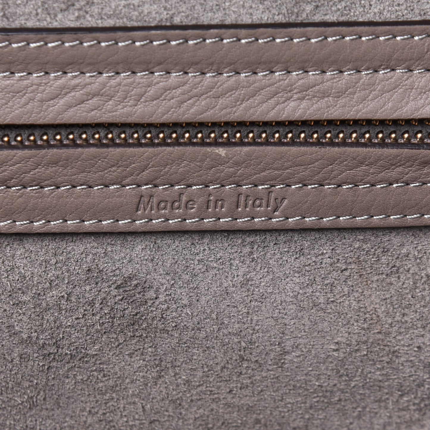 Supple Calfskin Medium Phantom Luggage Grey