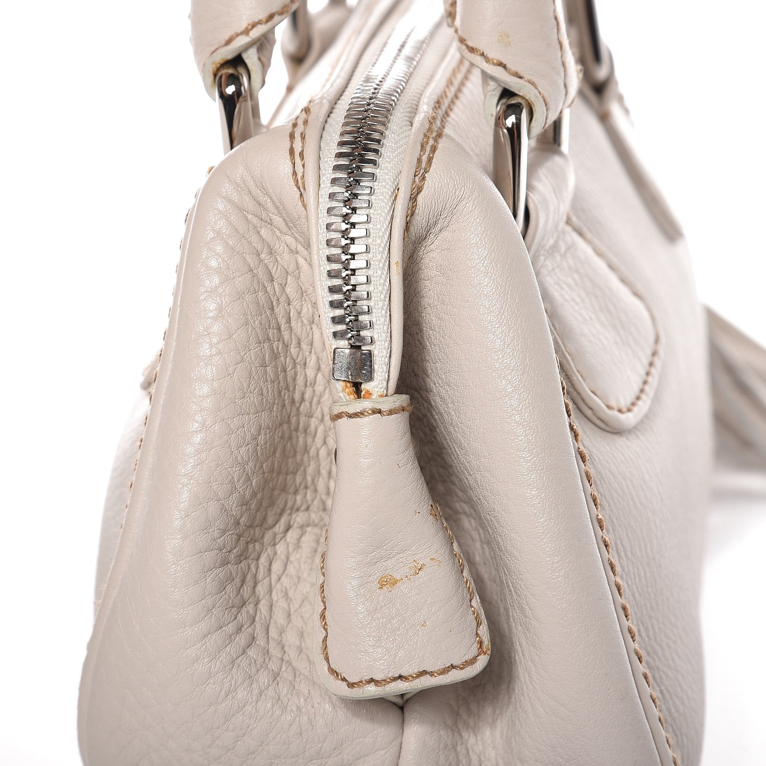 Chanel Calfskin Small Tassel Bowler White 11 of 13
