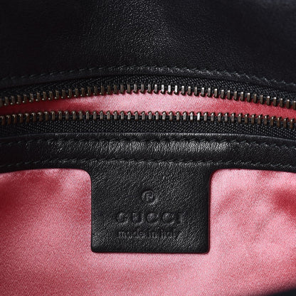 Gucci Velvet Matelasse Medium GG Marmont Shoulder Bag Black 6 of 8