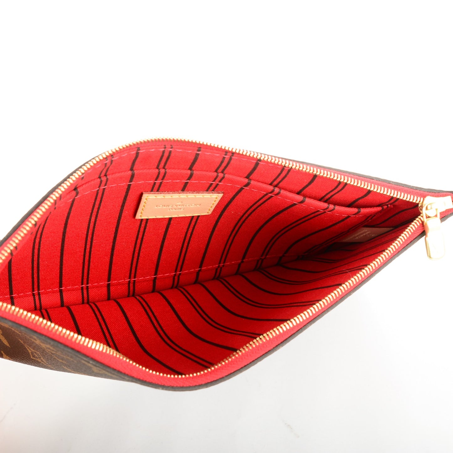 Monogram Neverfull MM GM Pochette Cherry