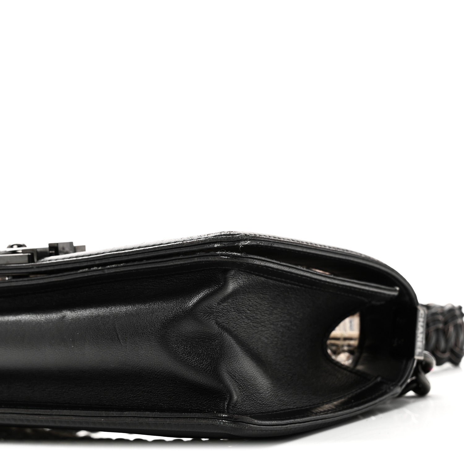 Chanel PVC Thread Woven Medium Boy Flap Black 13 of 13