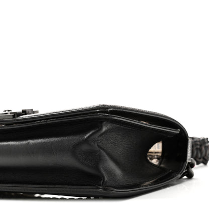 Chanel PVC Thread Woven Medium Boy Flap Black 13 of 13