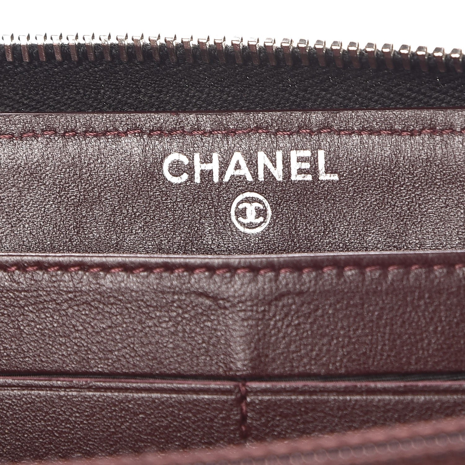 Chanel Caviar Quilted Large Gusset Zip Around Wallet Black 6 of 8