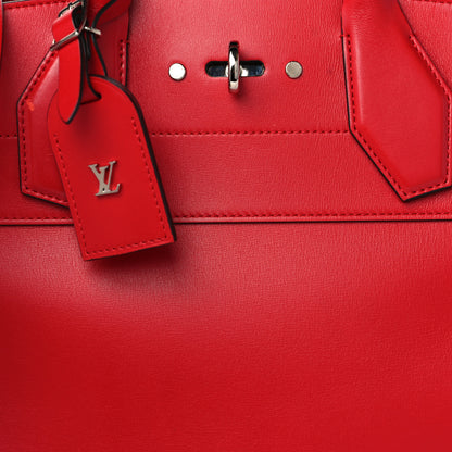 Louis Vuitton Taurillon City Steamer MM Rubis 7 of 10