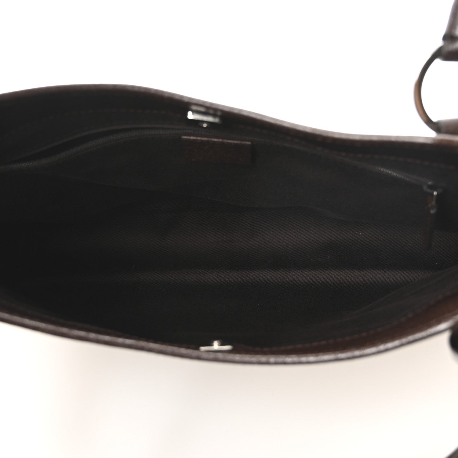 Gucci Monogram Shoulder Bag Dark Brown 5 of 10