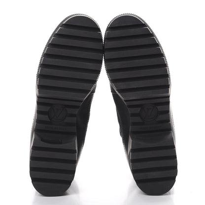Louis Vuitton Suede Calfskin Laureate Platform Desert Boots 36 Black 5 of 6