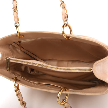 Chanel Caviar Quilted Grand Shopping Tote GST Beige Clair 5 of 12