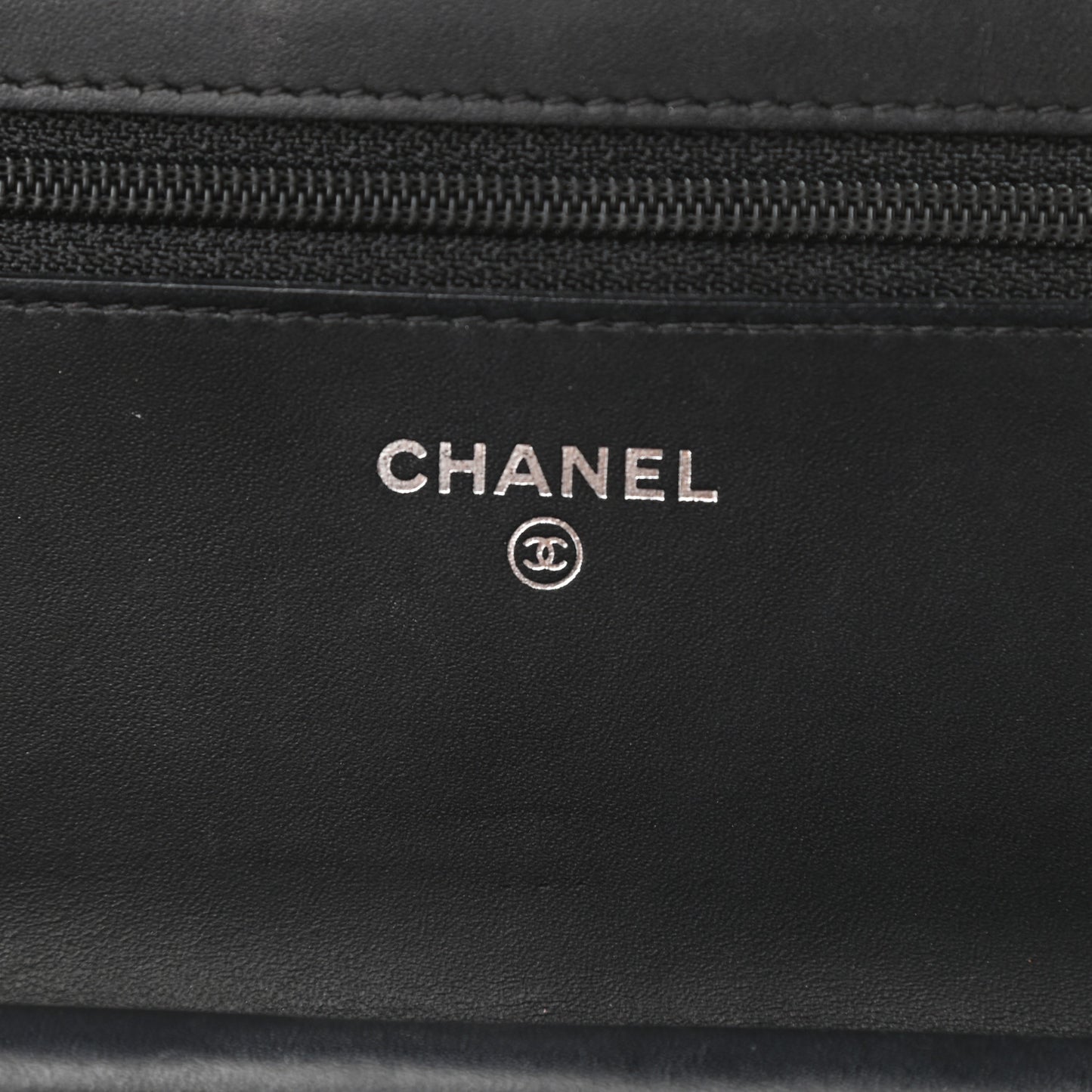 Glazed Aged Calfskin Reissue Wallet On Chain WOC Black