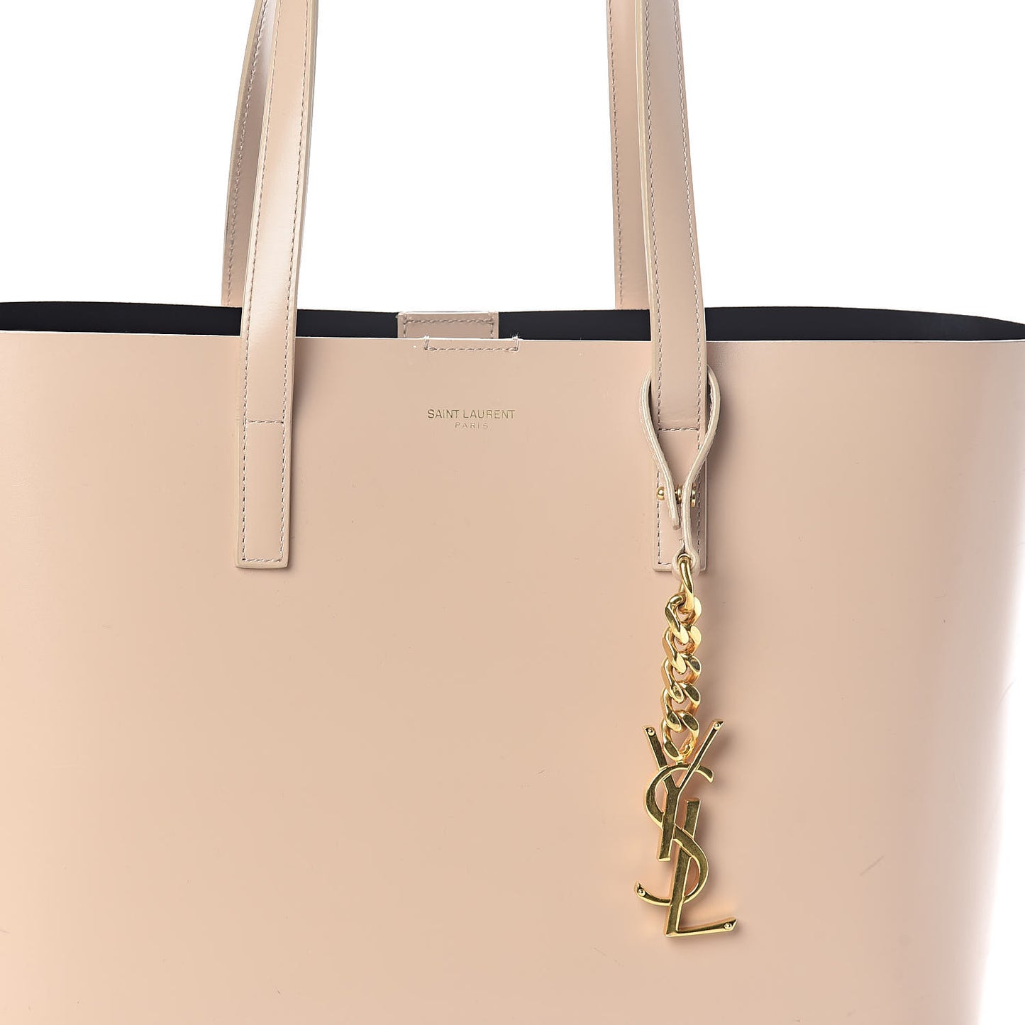 Calfskin Classic Monogram Double Face Tote Nude Powder