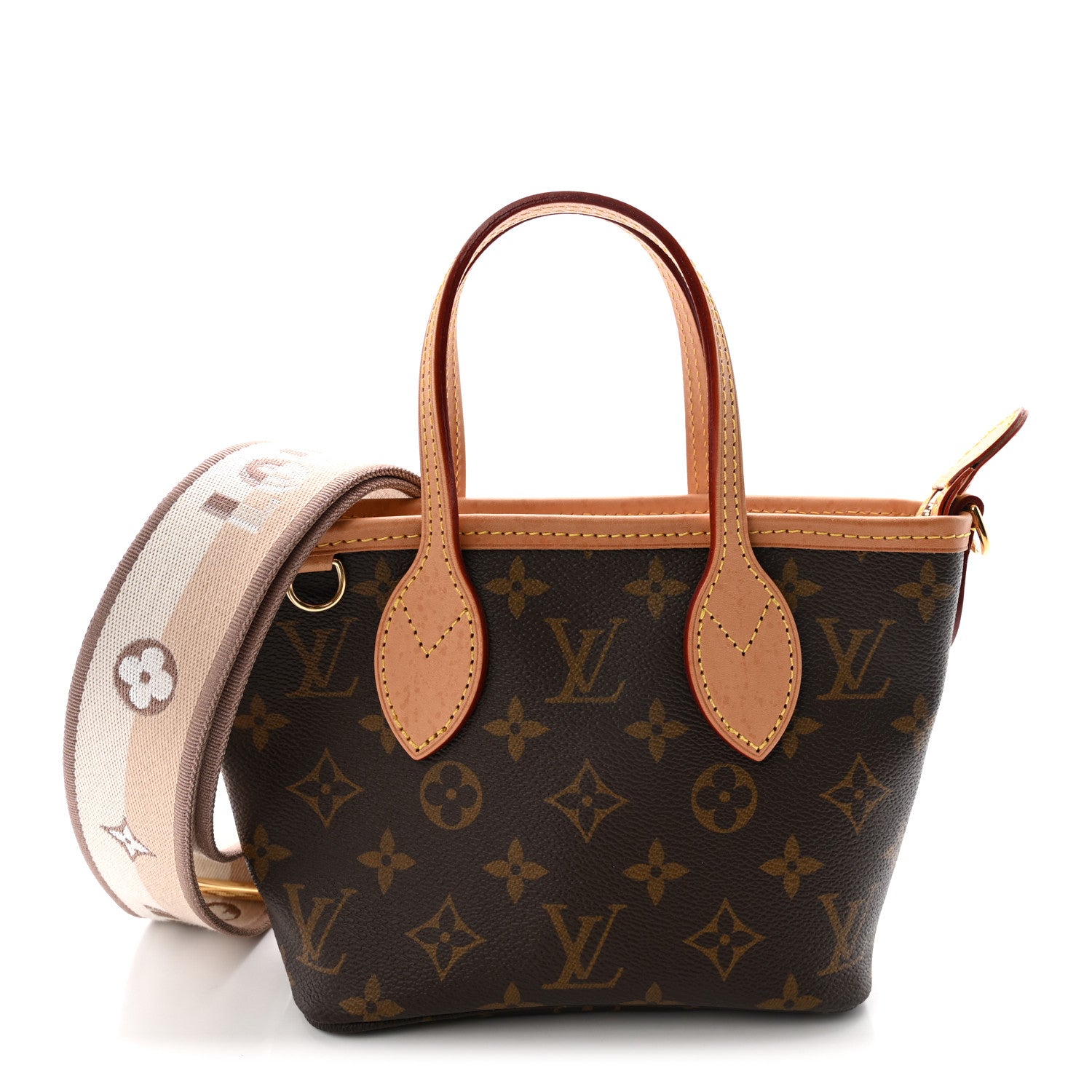 Louis Vuitton Monogram Neverfull BB Beige 1 of 10