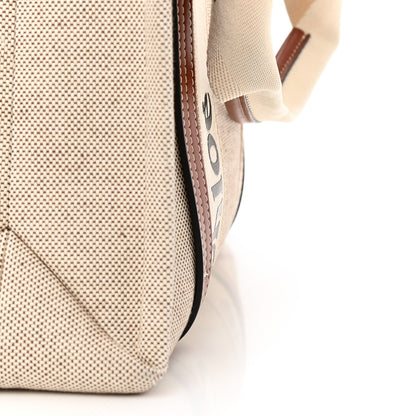 Chloe Cotton Calfskin Medium Woody Ribbon Tote White Brown 13 of 13