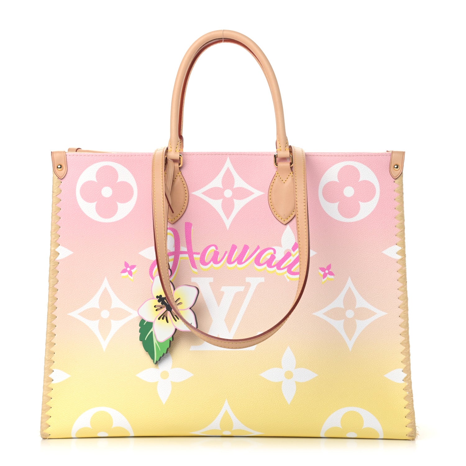 Louis Vuitton Monogram Giant By The Pool Hawaii Onthego GM Light Pink 1 of 12