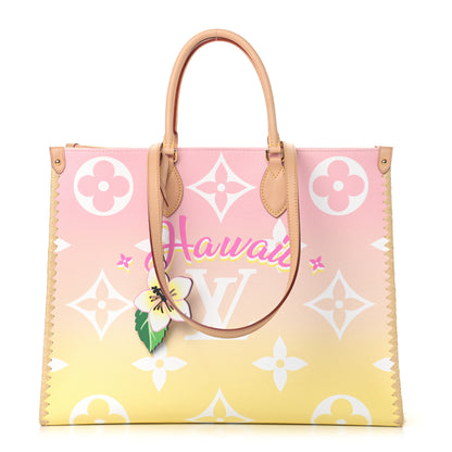 Louis Vuitton Monogram Giant By The Pool Hawaii Onthego GM Light Pink 1 of 12