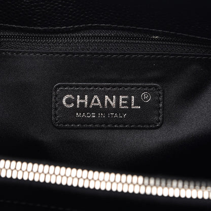 Chanel Caviar Quilted Grand Shopping Tote GST Black 6 of 9