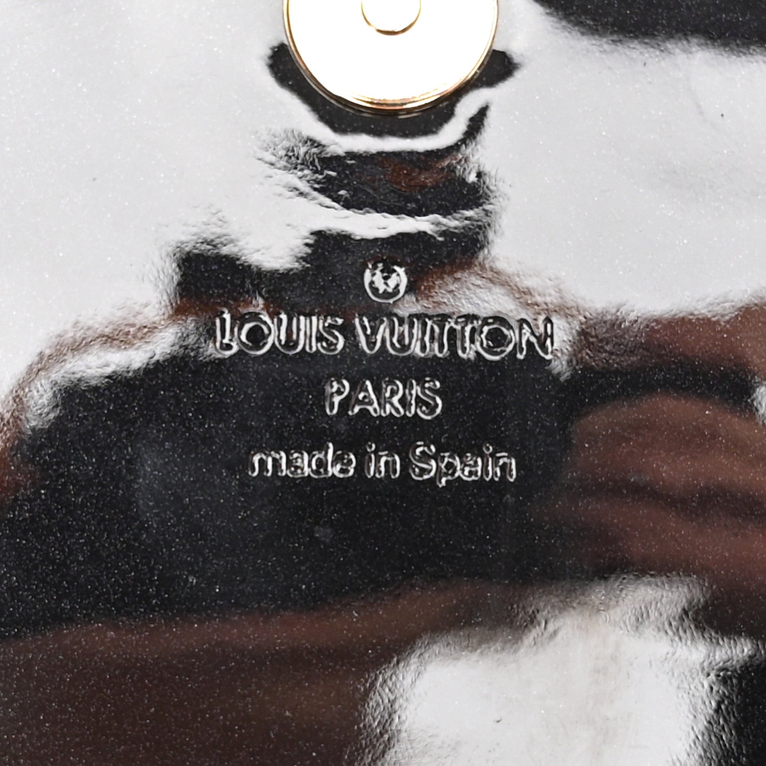 Louis Vuitton Patent Sobe Clutch Blue Infini 6 of 10