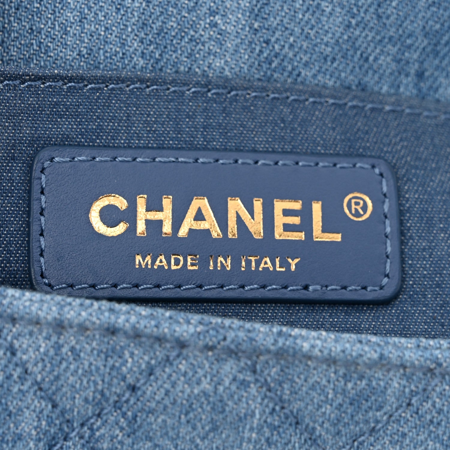 Chanel Denim Quilted Mini Pearl Crush Rectangular Flap Blue 6 of 11