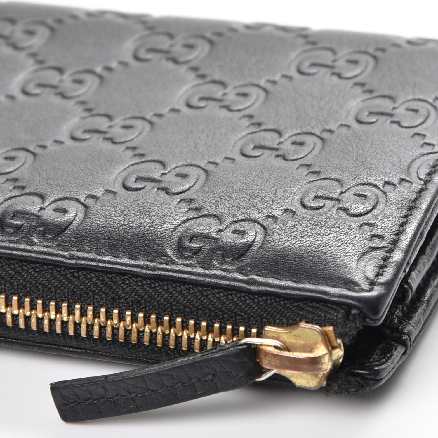 Gucci Guccissima Donna Long Wallet Black 8 of 9