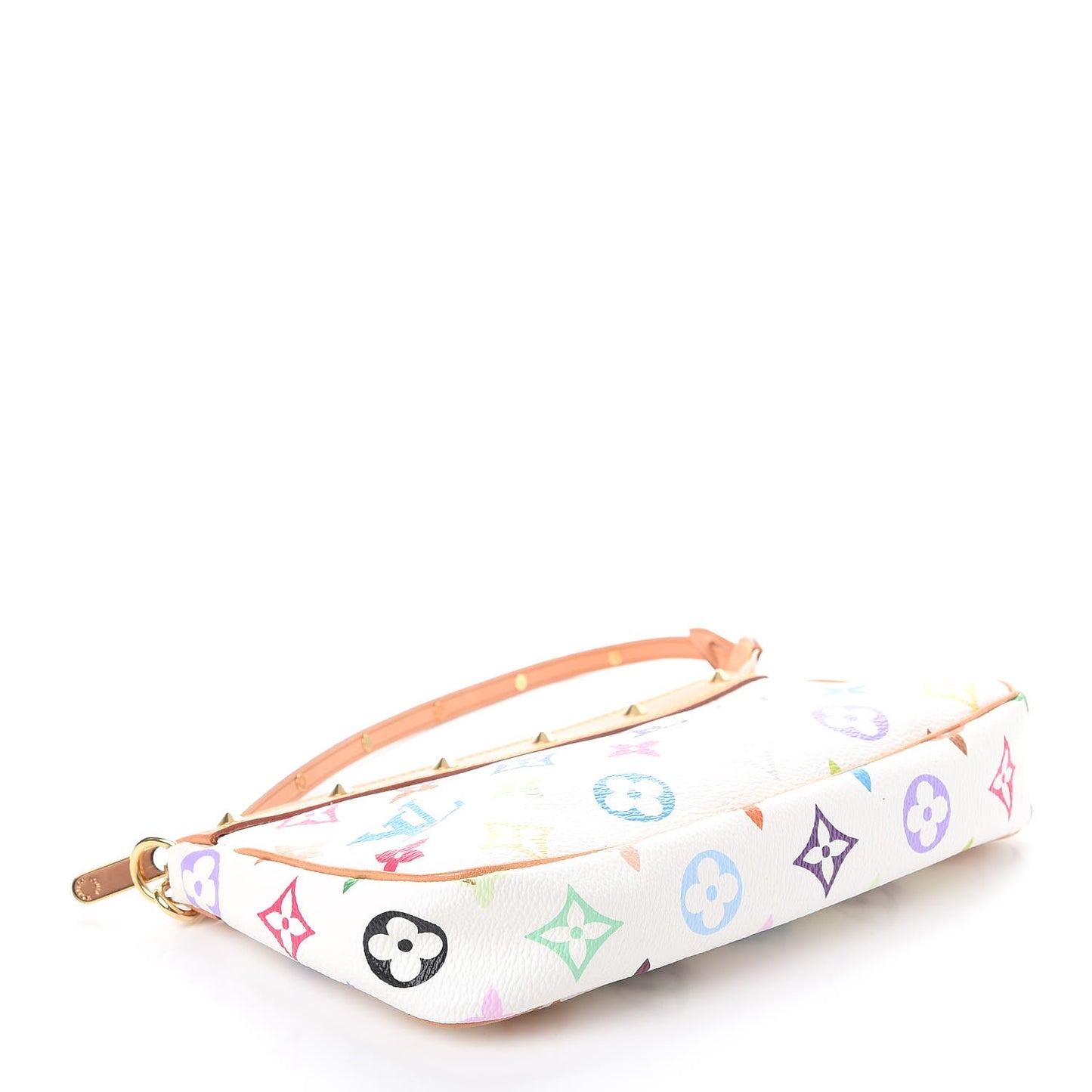 Monogram Multicolor Pochette Accessories White