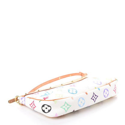 Louis Vuitton Monogram Multicolor Pochette Accessories White 4 of 10