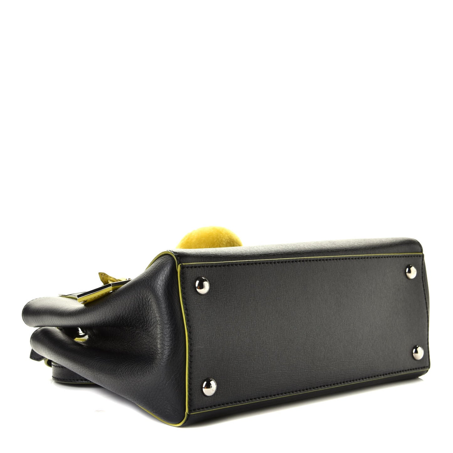 Vitello Elite Apple Charm Petite 2Jours Tote Black