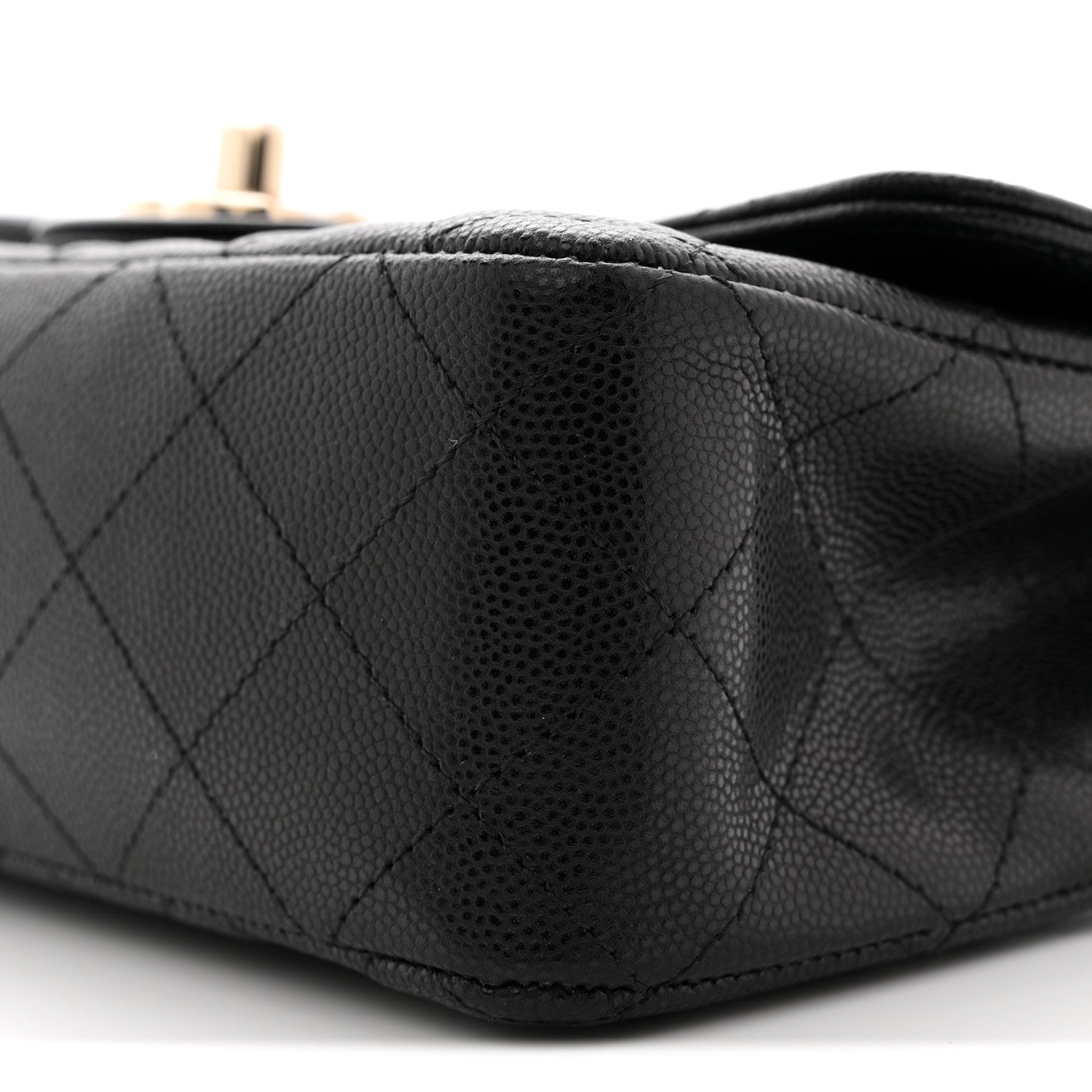 Chanel Caviar Quilted Mini Rectangular Flap Black 10 of 11
