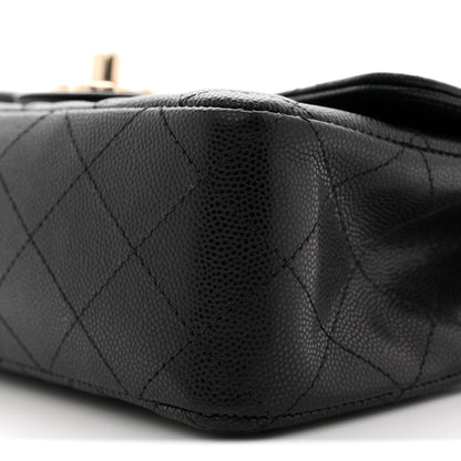 Chanel Caviar Quilted Mini Rectangular Flap Black 10 of 11