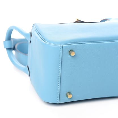 Hermes Swift Mini Lindy 20 Bleu Du Nord 6 of 9