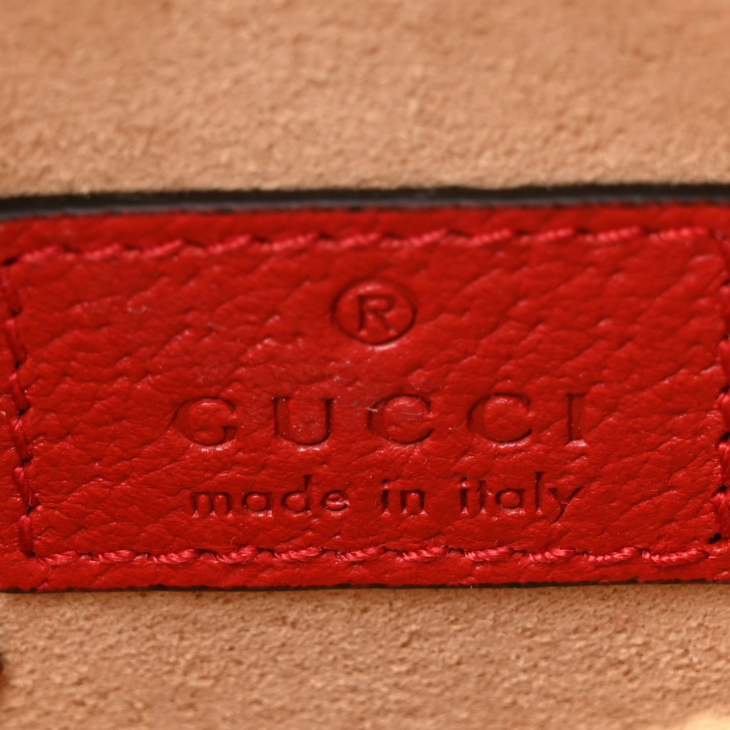 Textured Dollar Calfskin Retro Interlocking G Fruttini Strawberry Mini Crossbody Lobster Red Black New Acero