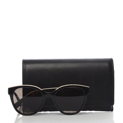 Chanel Acetate CC Butterfly Sunglasses 5414 Black Beige 9 of 9