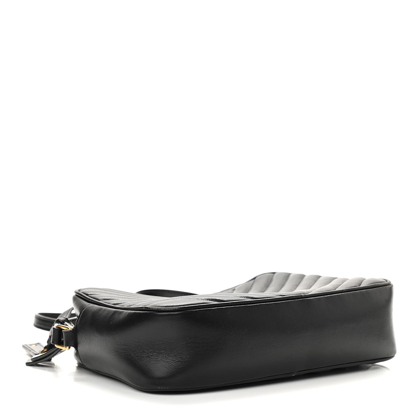 Calfskin Matelasse Monogram Lou Camera Bag Black
