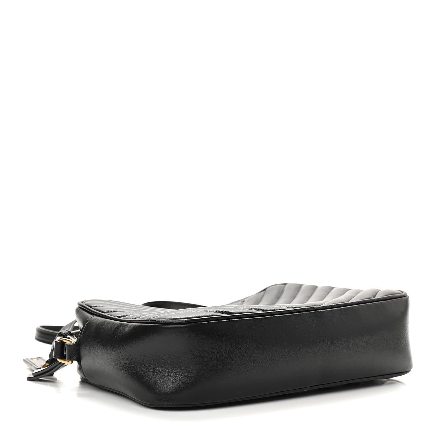 Saint Laurent Calfskin Matelasse Monogram Lou Camera Bag Black 4 of 21