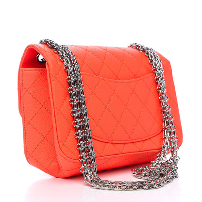 Chanel Goatskin Quilted 2.55 Reissue Mini Flap Orange 3 of 11