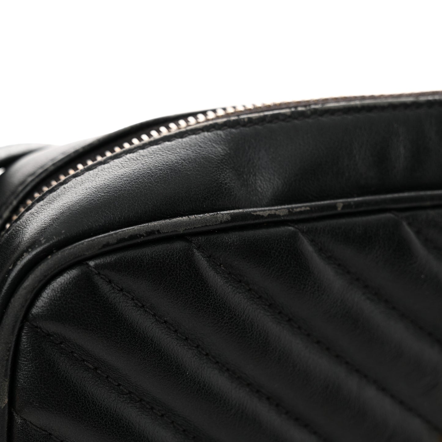 Calfskin Matelasse Monogram Lou Camera Bag Black
