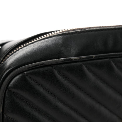 Saint Laurent Calfskin Matelasse Monogram Lou Camera Bag Black 19 of 19