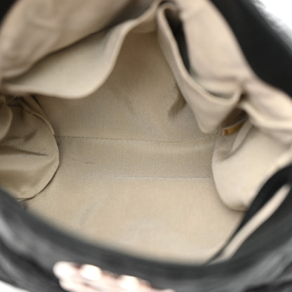 Chanel Washed Lambskin Chain Around Hobo Black 5 of 12