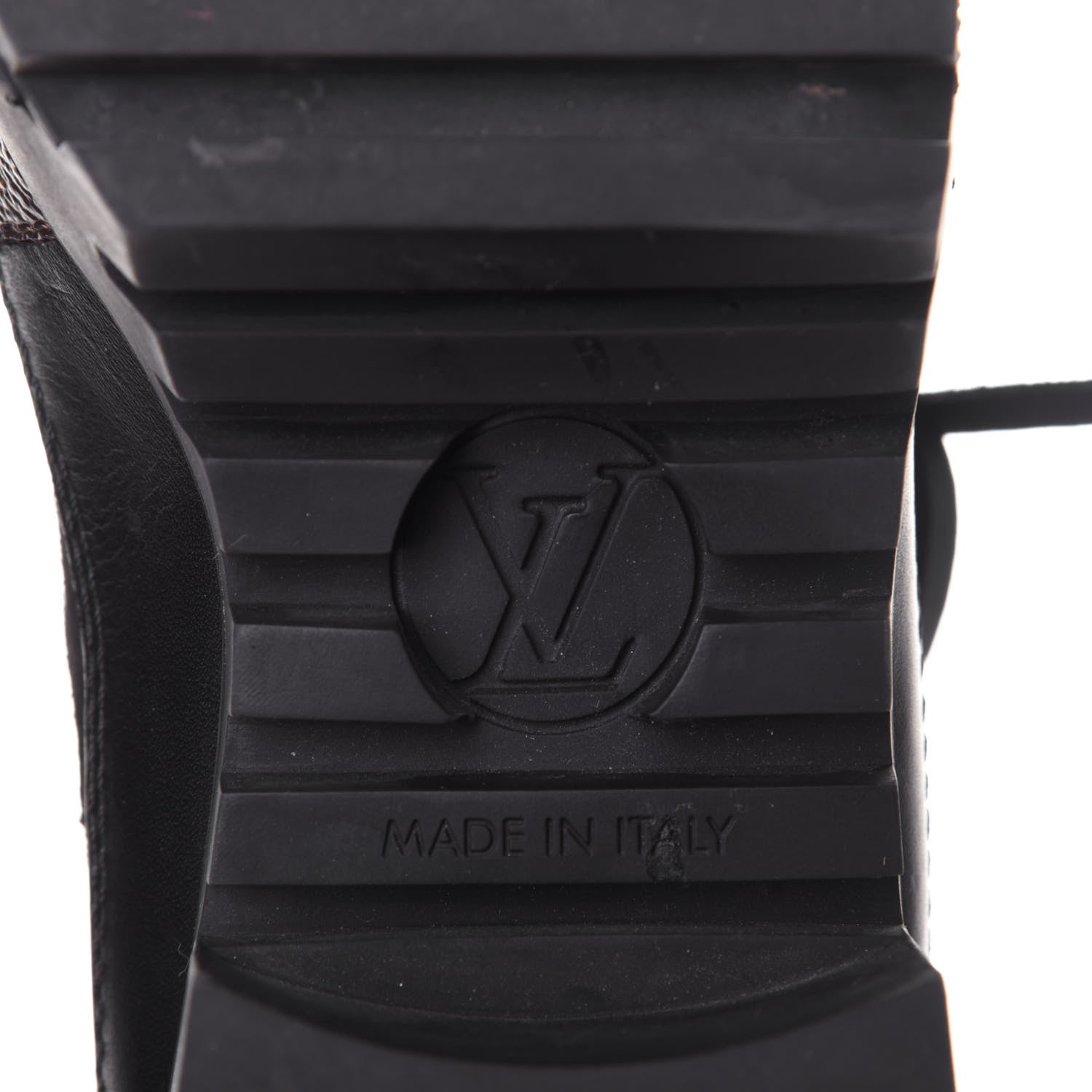 Louis Vuitton Suede Calfskin Monogram World Tour Platform Desert Boots 37 Black 8 of 11