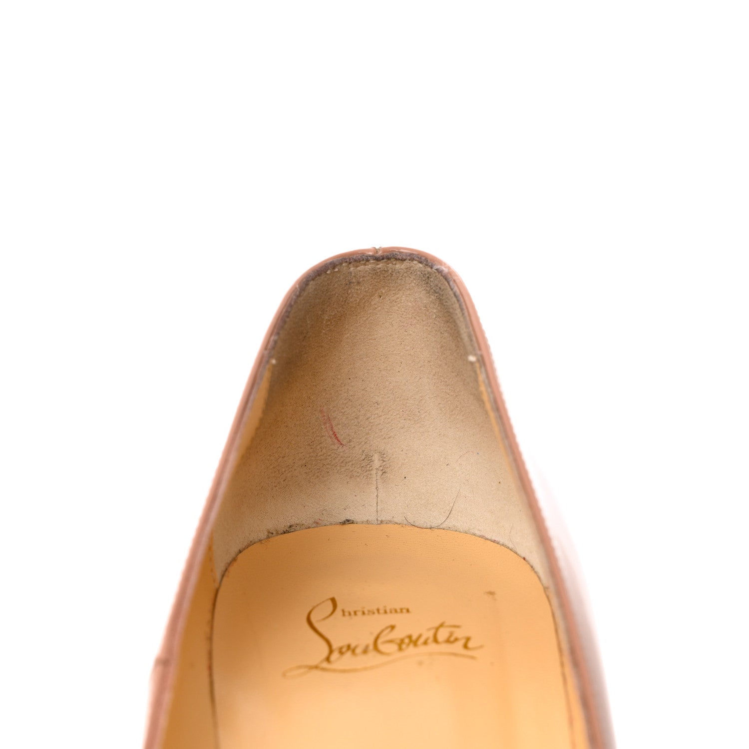Christian Louboutin Patent So Kate 120 Pumps 39.5 Nude 8 of 12