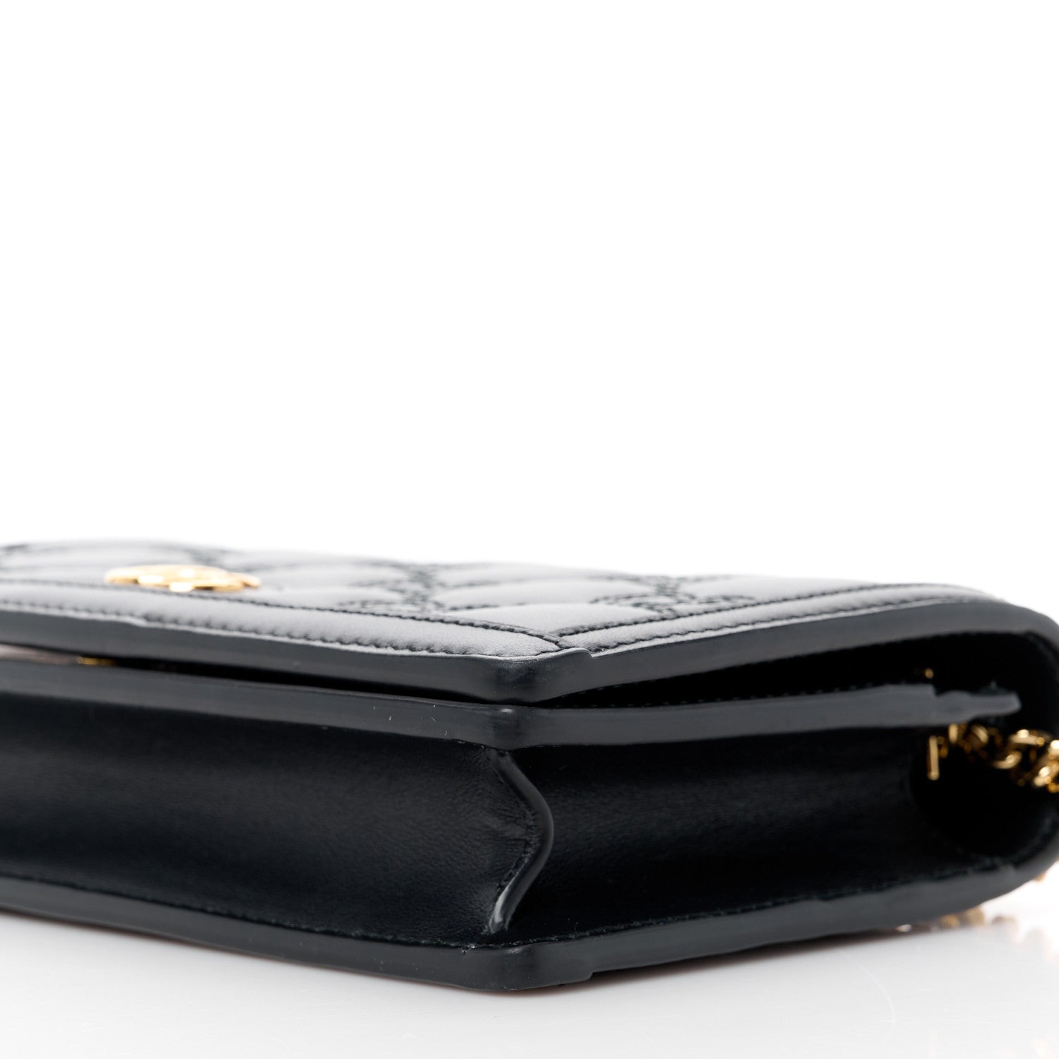 Gucci Calfskin GG Matelasse Chain Wallet Black 10 of 10