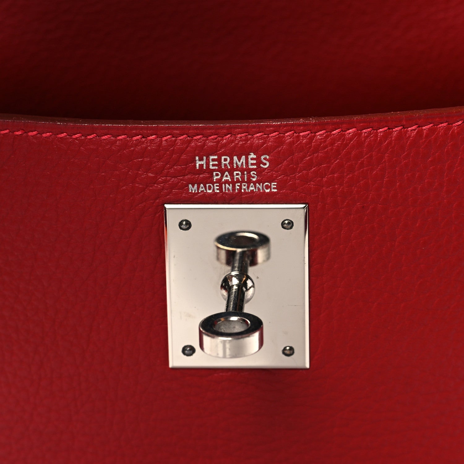 Hermes Togo Kelly Retourne 32 Rouge Vif 6 of 9