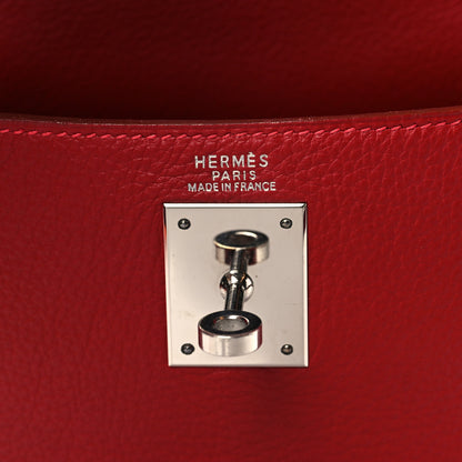 Hermes Togo Kelly Retourne 32 Rouge Vif 6 of 9