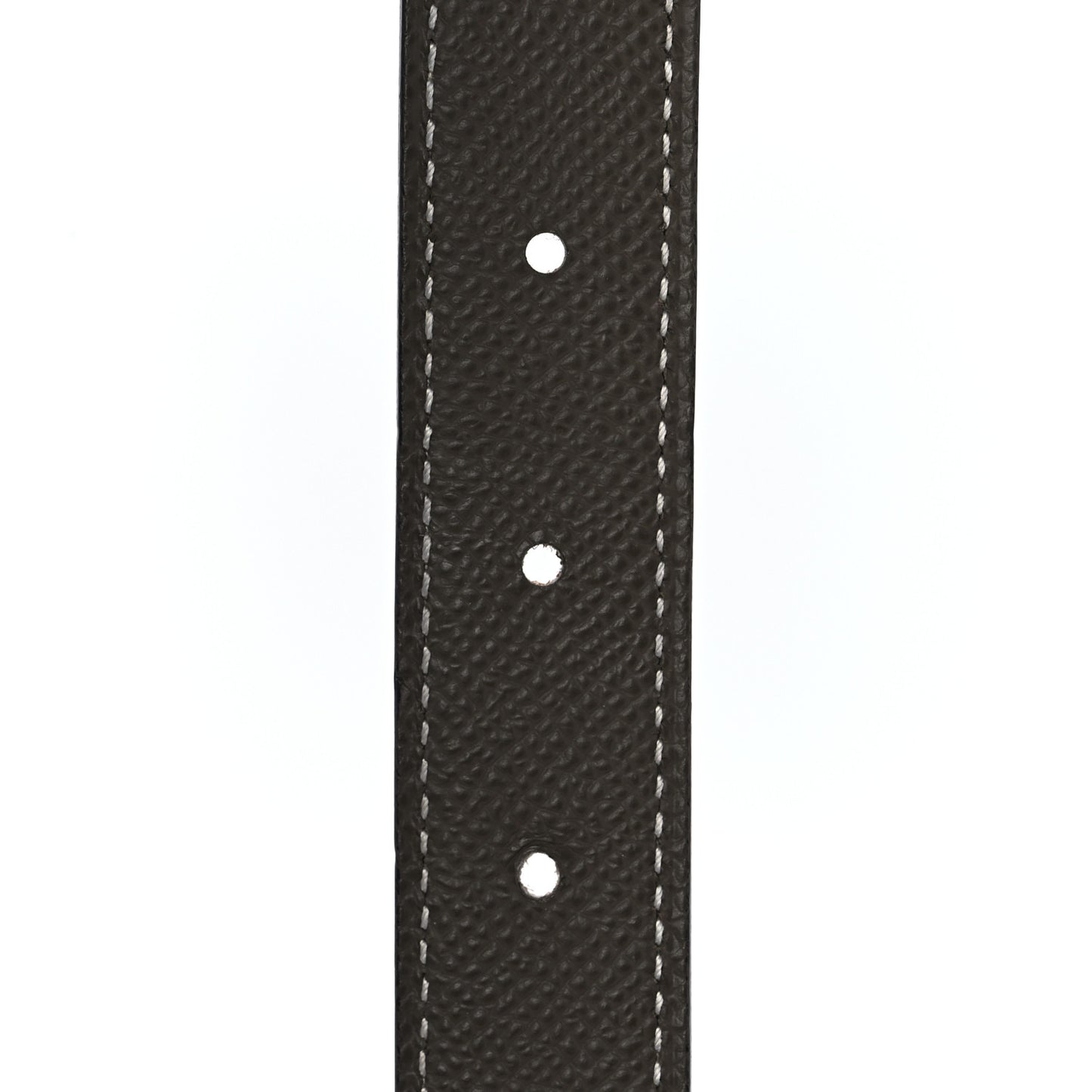 Swift Epsom 24mm H au Carre Twist Belt 85 Gold Etoupe