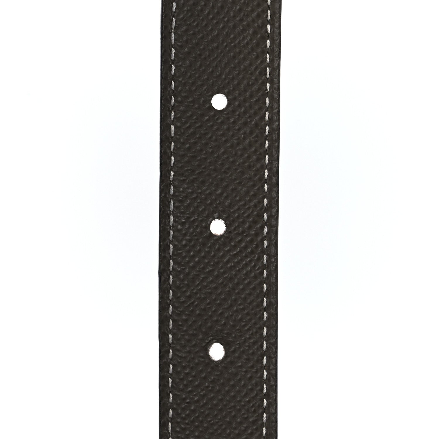 Hermes Swift Epsom 24mm H au Carre Twist Belt 85 Gold Etoupe 4 of 4