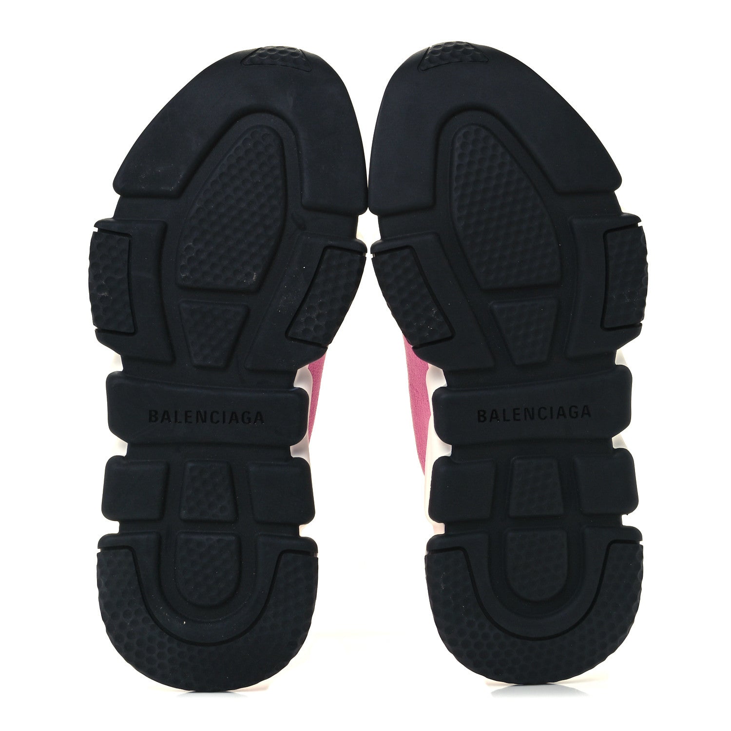 Balenciaga Neoprene Knit Bi-Color Sole Womens Speed Sneakers 35 Pink White Black 7 of 11