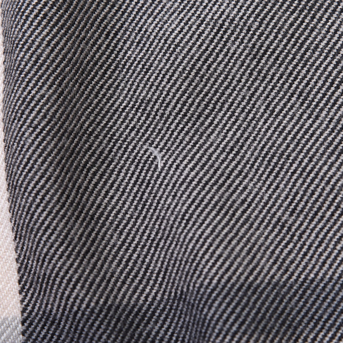 Merino Wool House Check Collette Cape Scarf Black