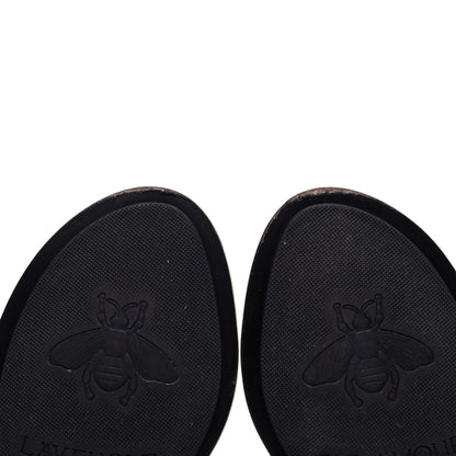 Gucci Calfskin GG Marmont Thong Sandals 40 Black 11 of 12