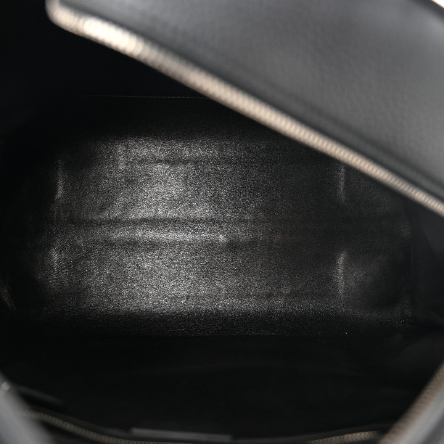 The Row Grained Calfskin Bowling Bag Two Black 5 of 9