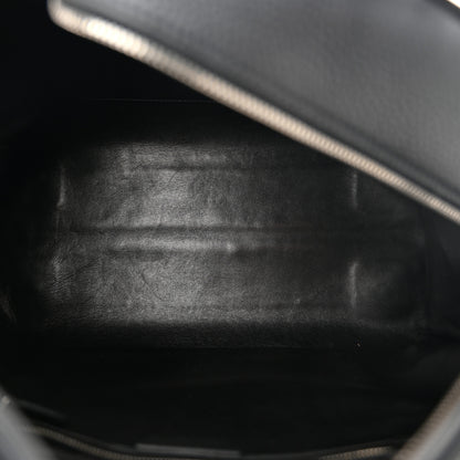 The Row Grained Calfskin Bowling Bag Two Black 5 of 9