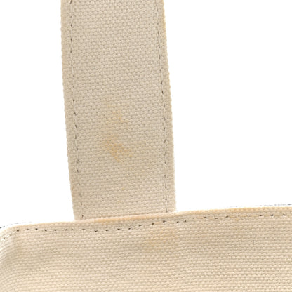 Chanel Canvas Small Coco Window Tote Black White 13 of 14